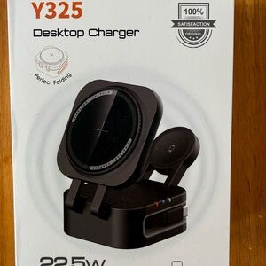 New Desktop Charger For Phone, Headset, & Watch